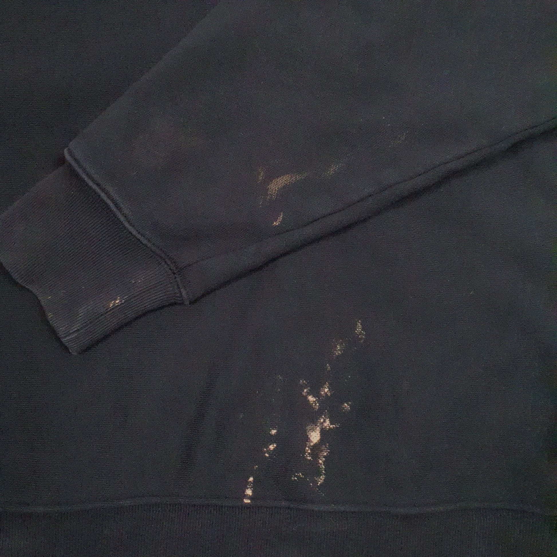 Mens Black Champion Reverse Weave Crewneck Jumper