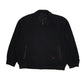 Mens Black Burberry Alpaca Bomber Harrington  Coat