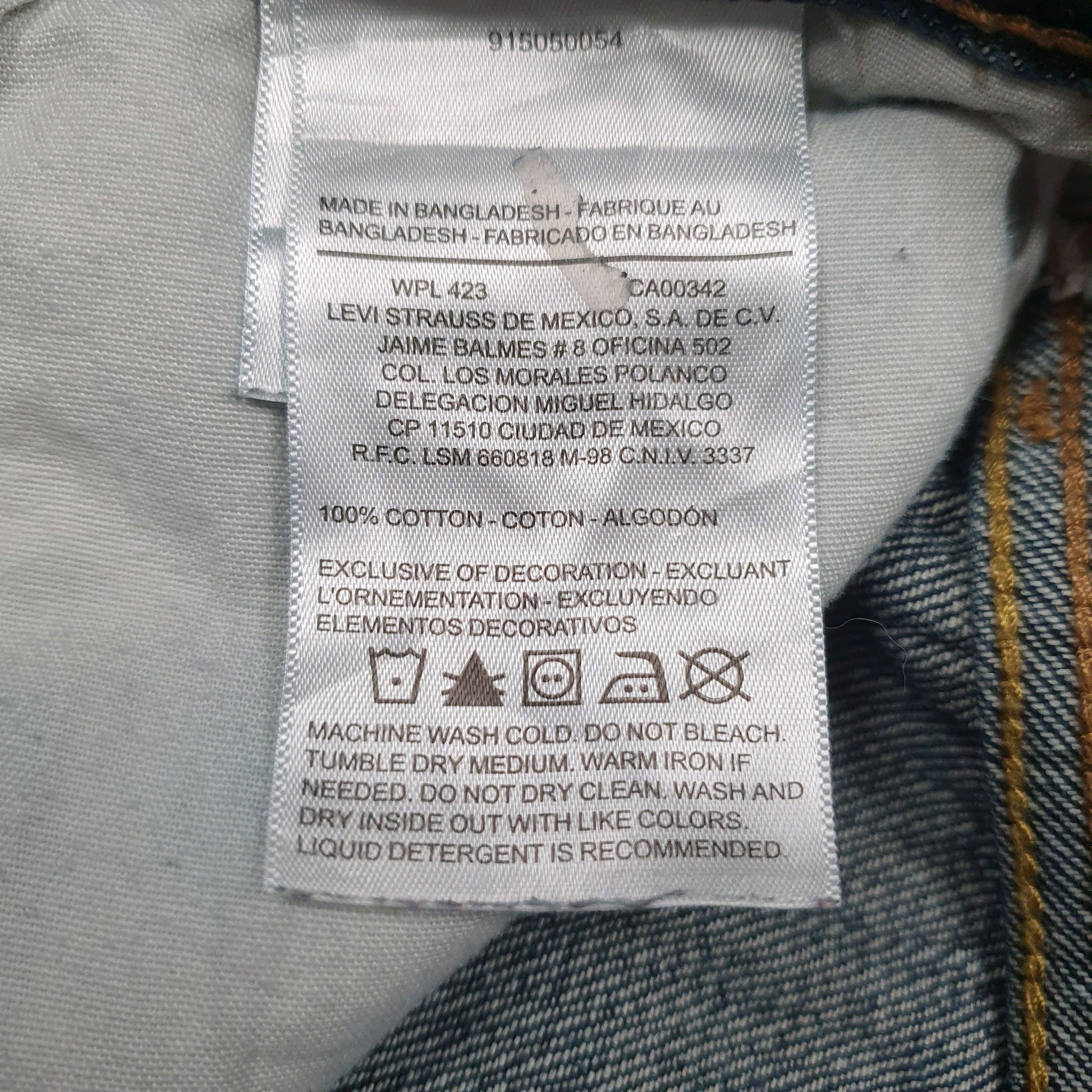 Mens Blue Levis   Jeans