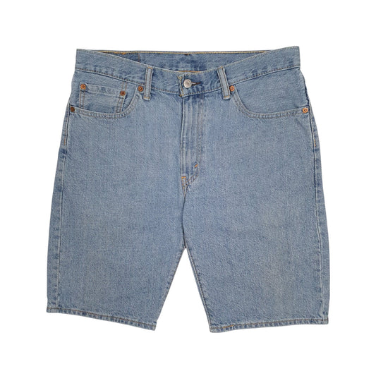 Mens Blue Levis  Denim Shorts