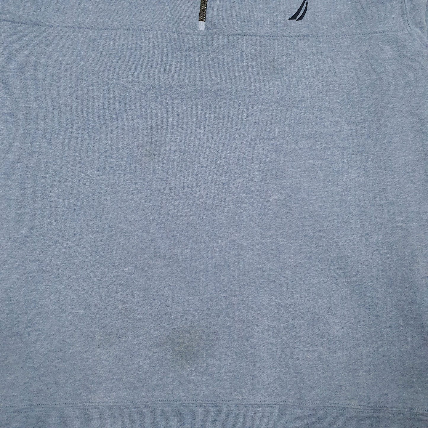 Mens Blue Nautica  Quarter Zip Jumper