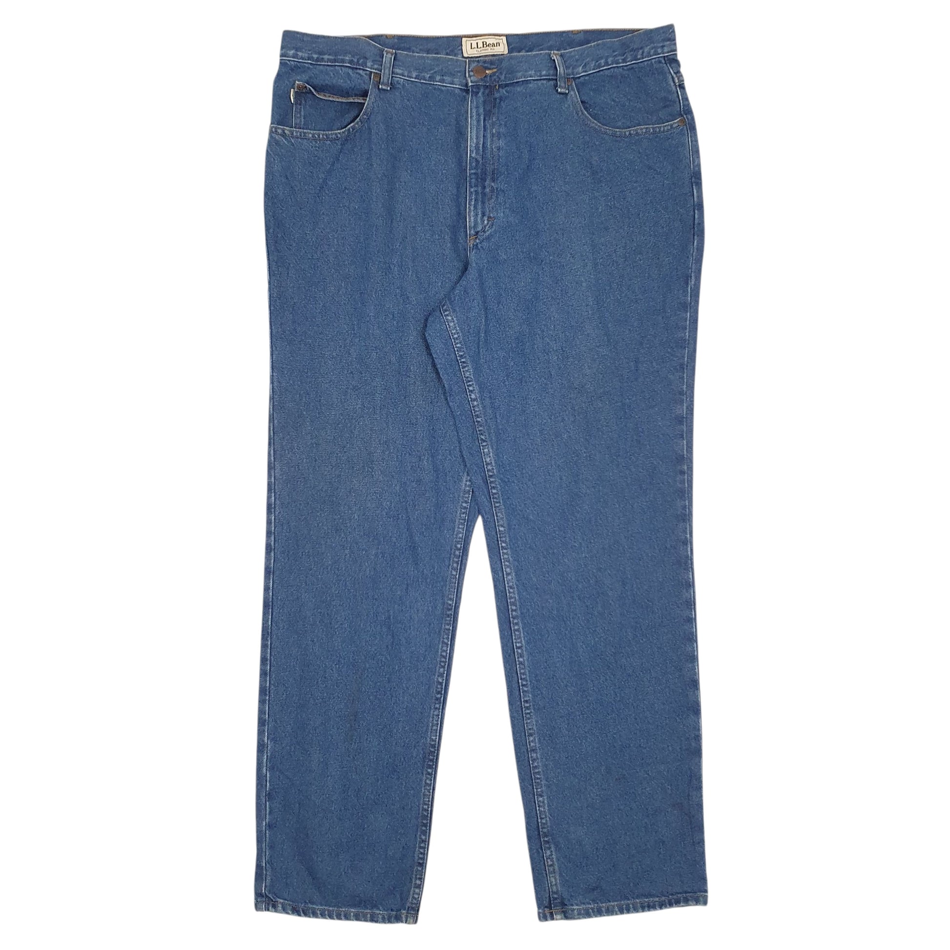 Mens Blue LL Bean  Classic JeansW40 L32