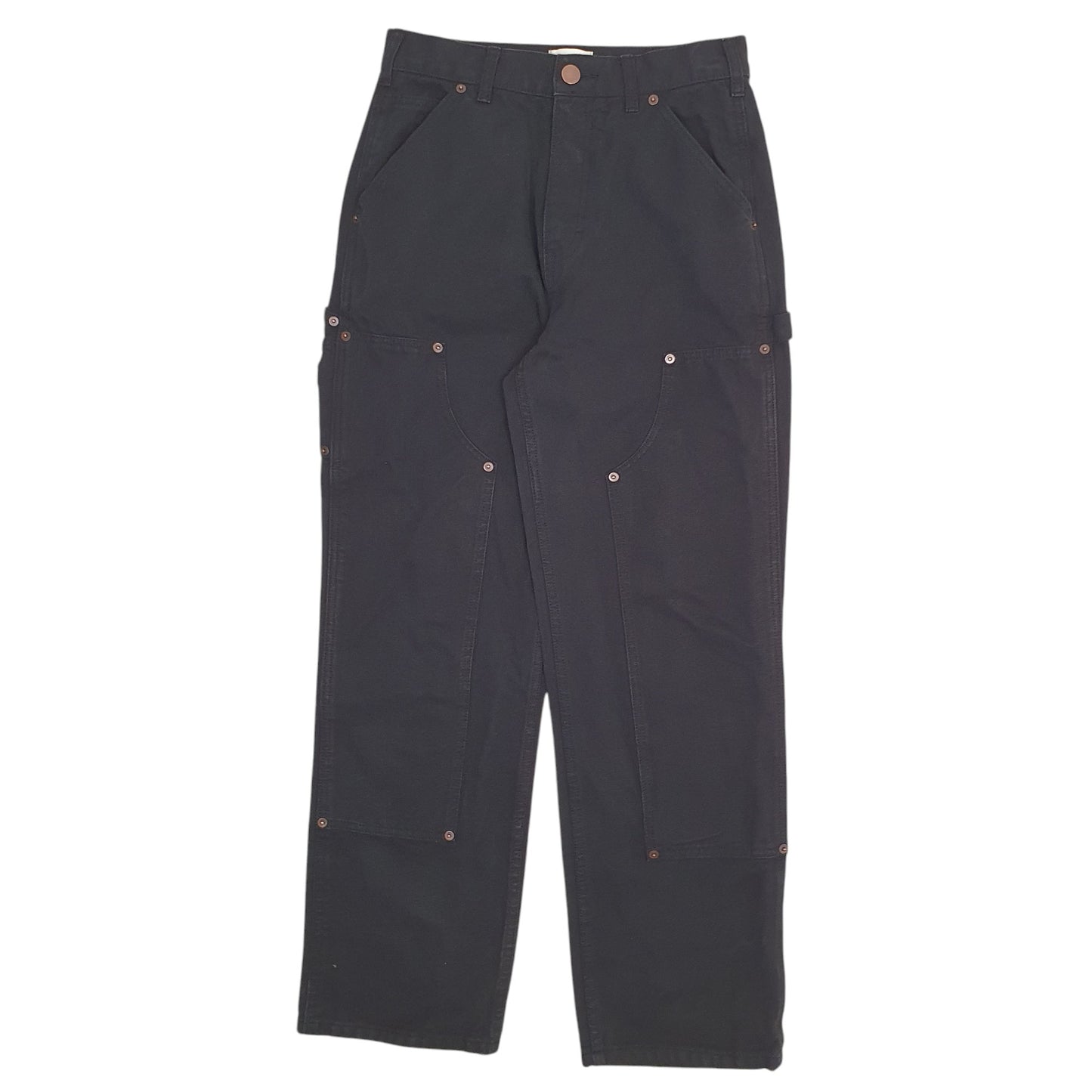 Mens Black Elwood Carpenter Double Knee JeansW28 L30