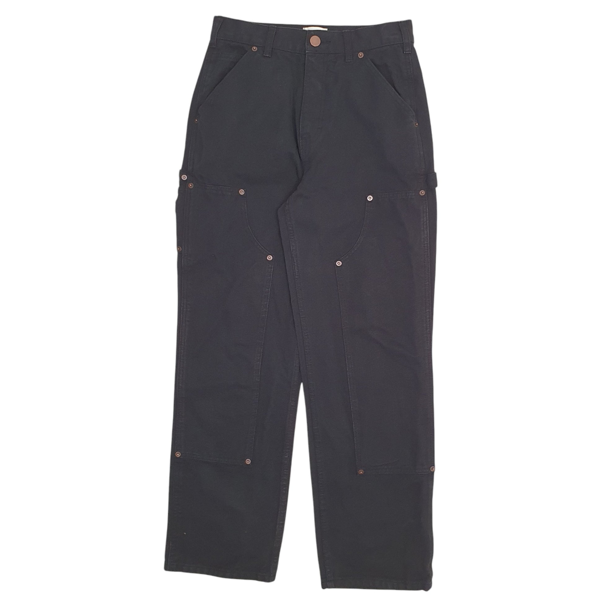 Mens Black Elwood Carpenter Double Knee JeansW28 L30