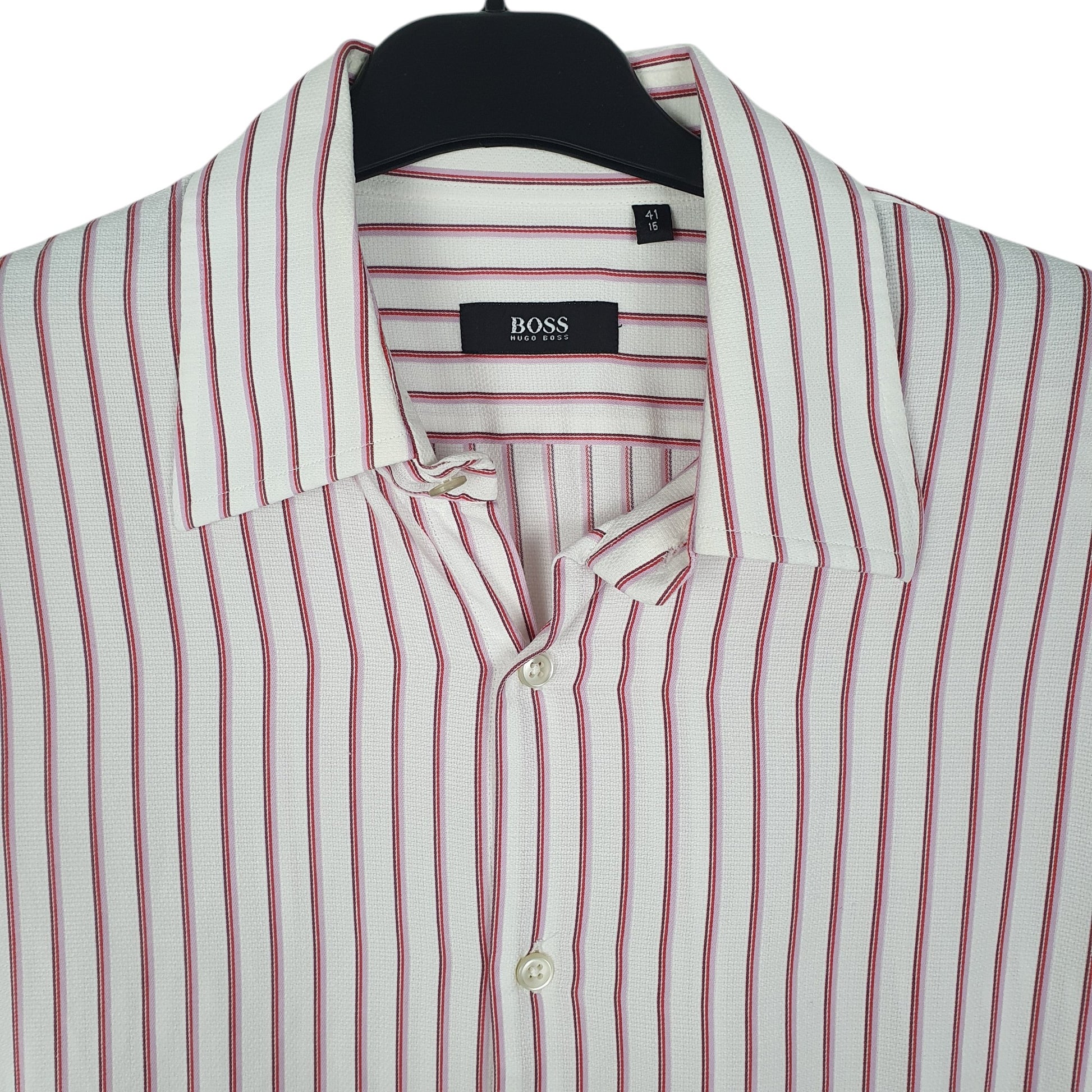 Mens Pink Hugo Boss   Shirt