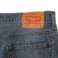 Mens Blue Levis 569 Cut Off  Shorts