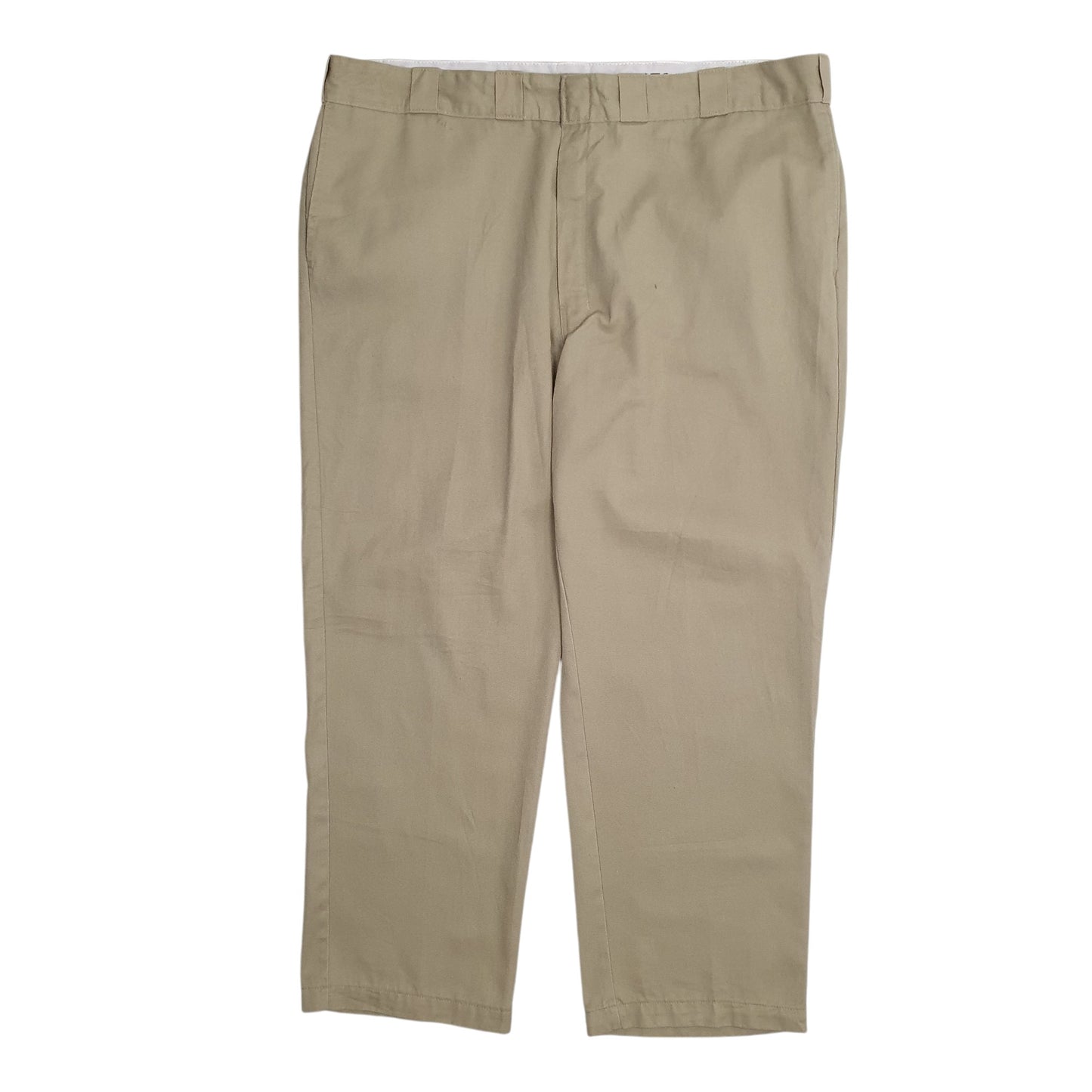 Mens Beige Dickies 874 Original Fit Workwear Chino Trousers