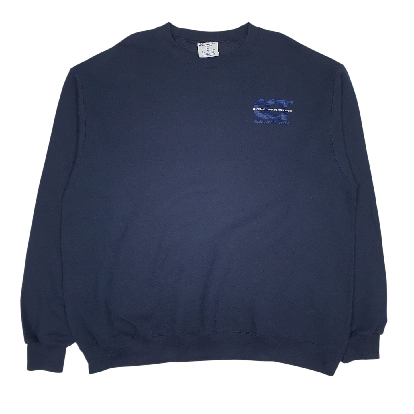 Mens Navy Champion  Crewneck Jumper