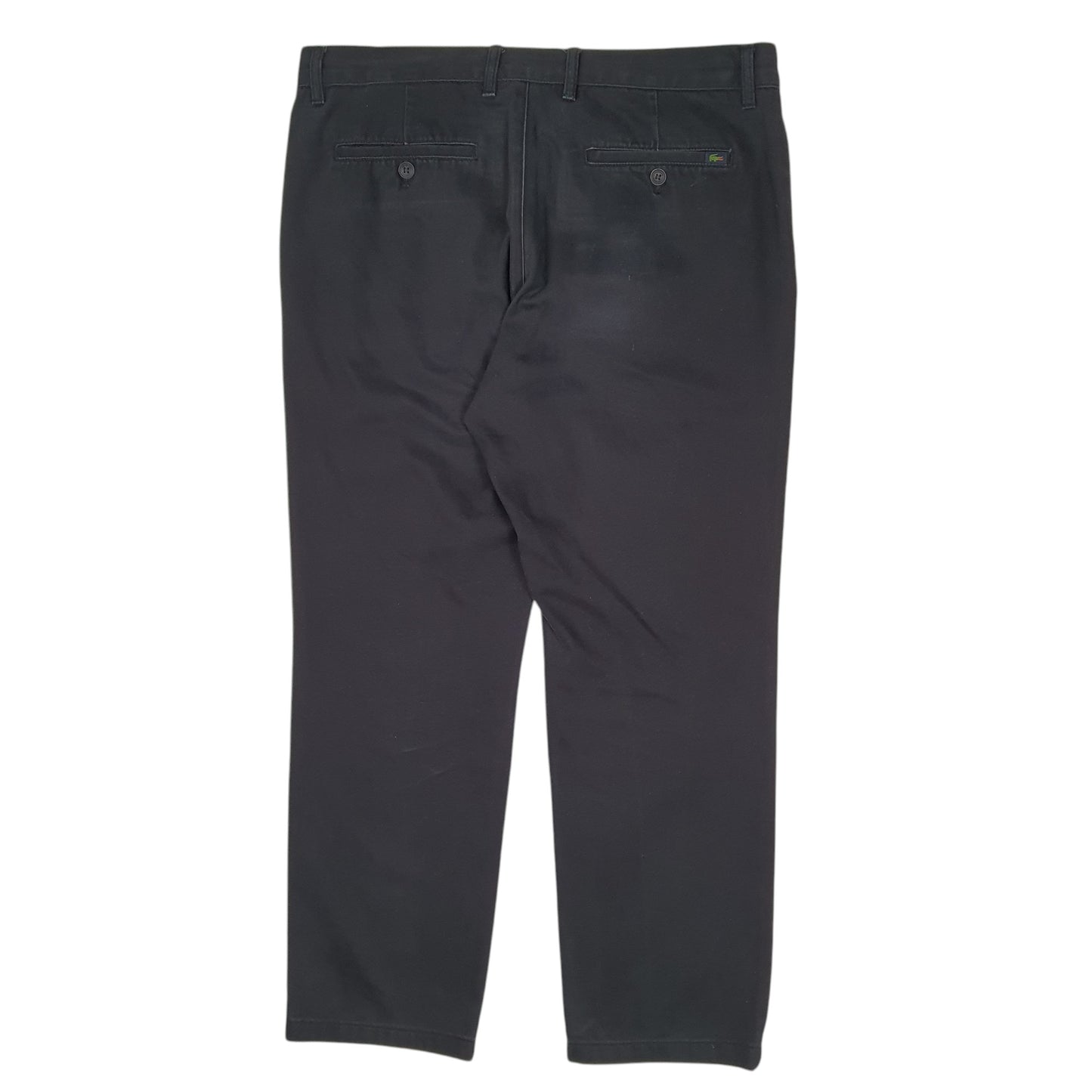 Mens Black Lacoste  Quarter Zip Trousers