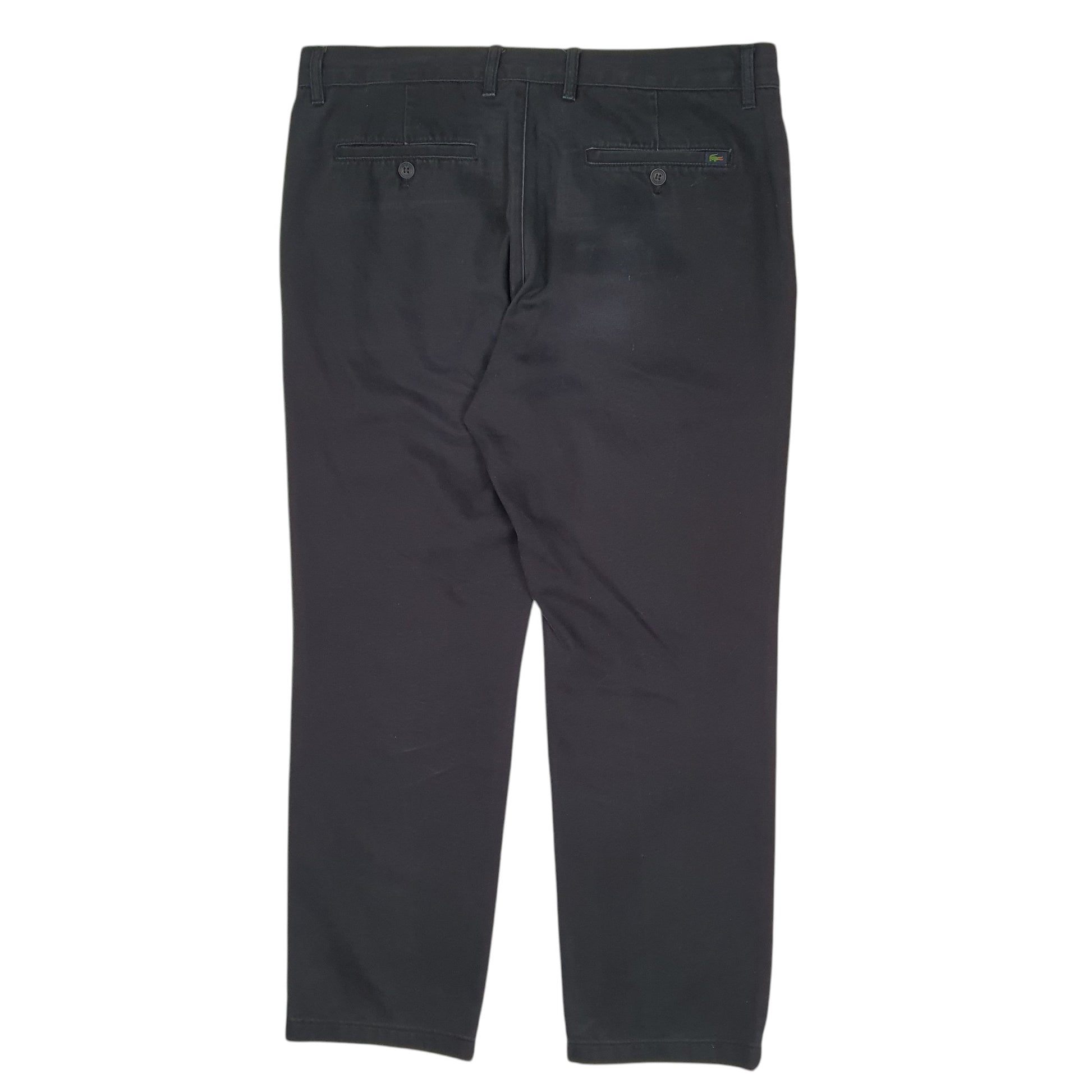 Mens Black Lacoste  Quarter Zip Trousers