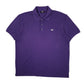 Mens Purple Lacoste Limited Edition Short Sleeve Polo Shirt