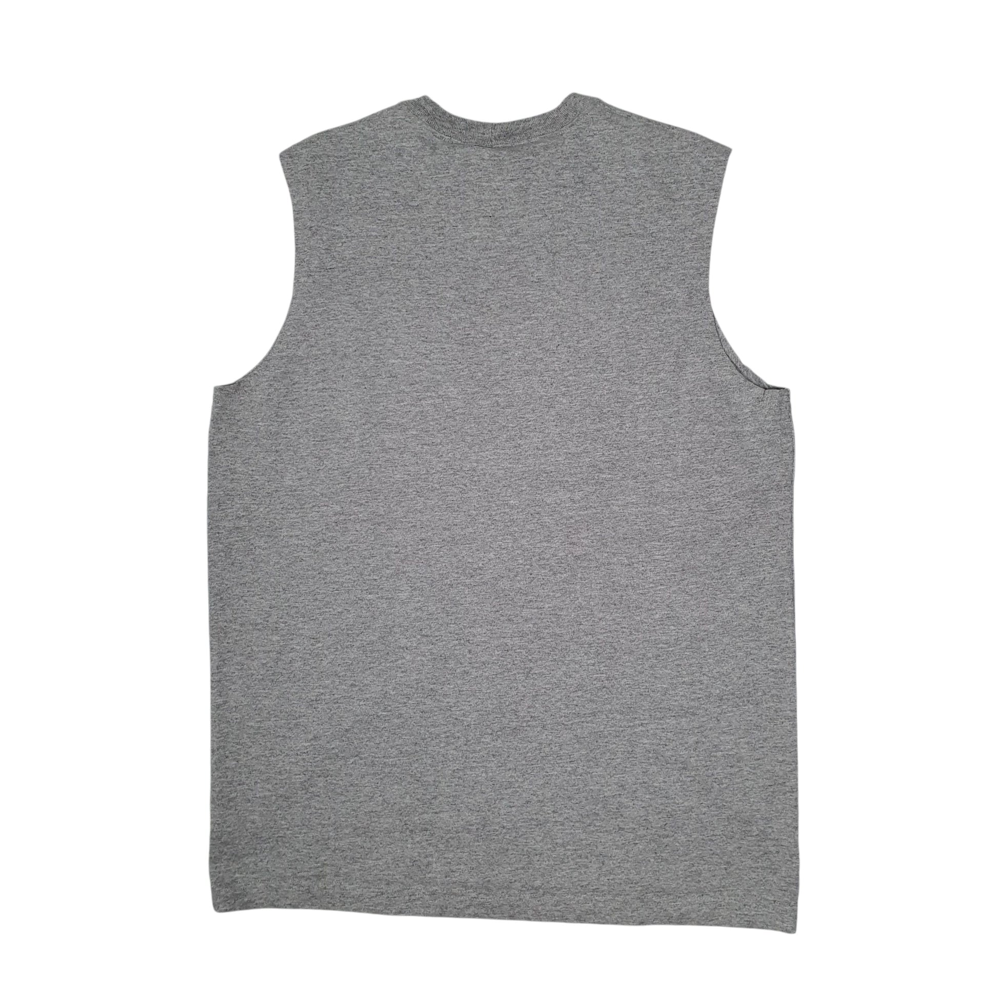Mens Grey Carhartt Sleeveless Vest  T Shirt
