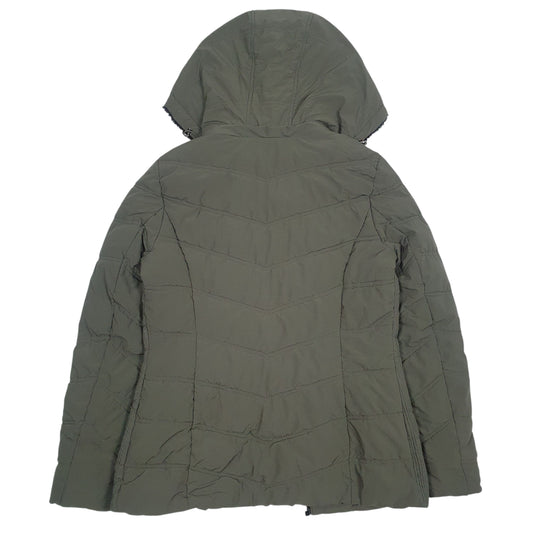 Womens Green Nautica  Full Zip Coat