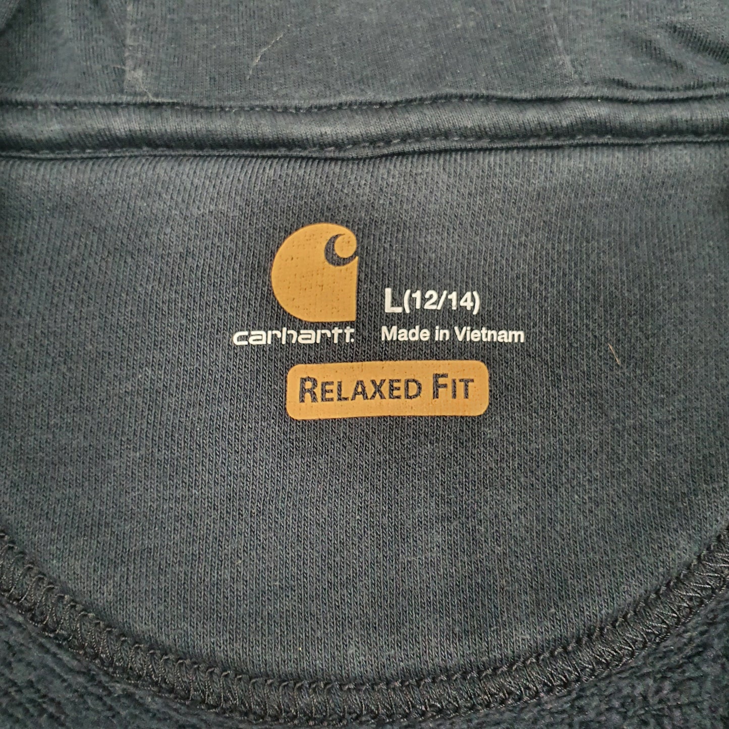 Womens Navy Carhartt  Full Zip Jumper