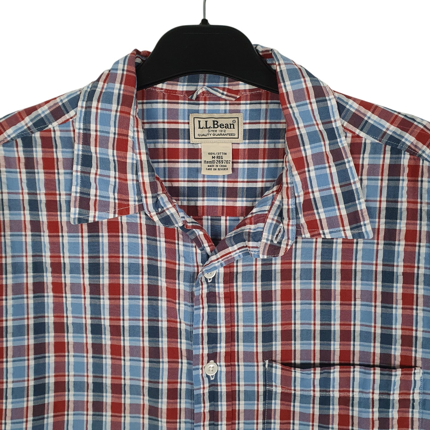 Mens Blue L.L.Bean   Shirt