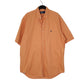 Mens Orange Polo Ralph Lauren Vintage 90s Short Sleeve Shirt