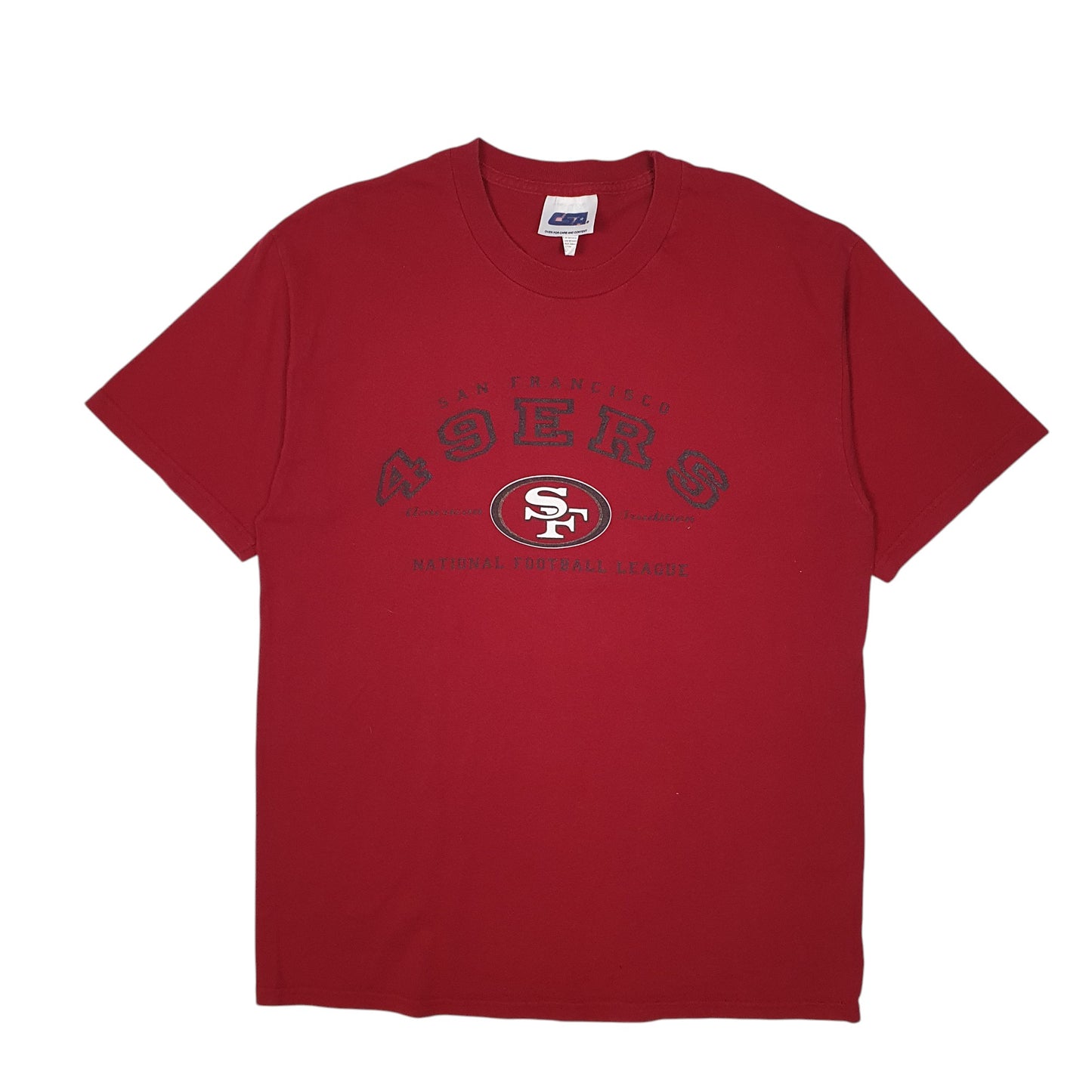Womens Red CSA San Francisco 49ers NFL Short Sleeve T Shirt