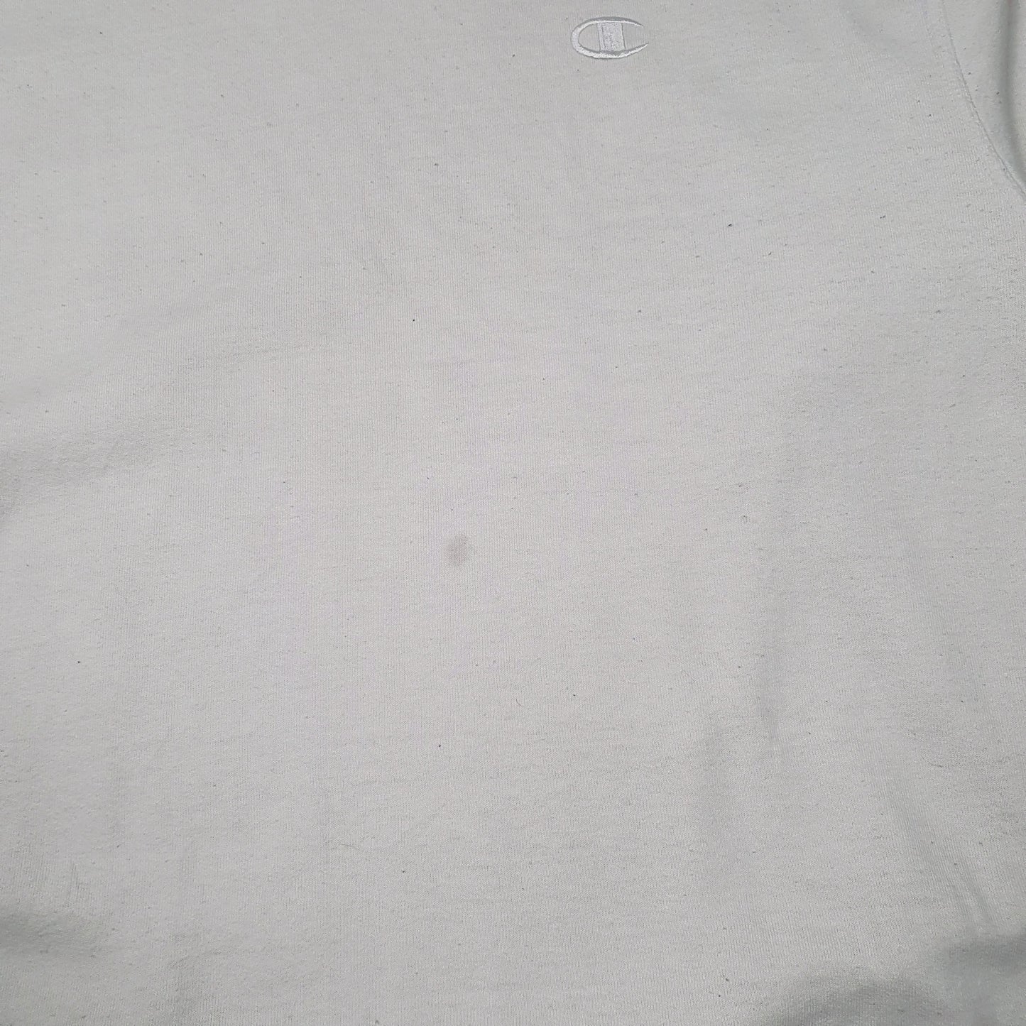 Mens White Champion  Crewneck Jumper