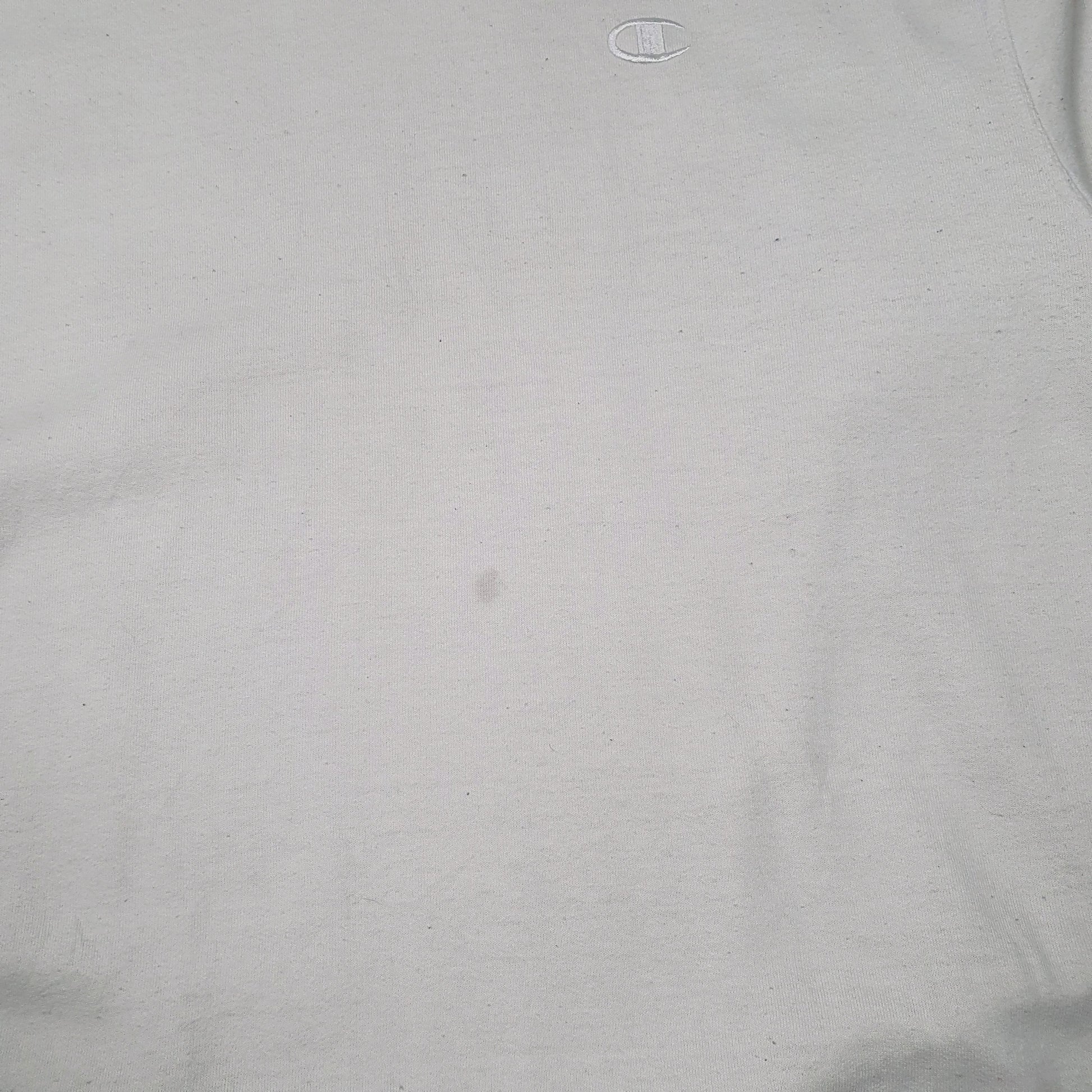 Mens White Champion  Crewneck Jumper