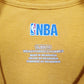 Mens Yellow NBA Los Angeles Lakers  T Shirt