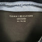 Mens Black Tommy Hilfiger  Crewneck Polo Shirt