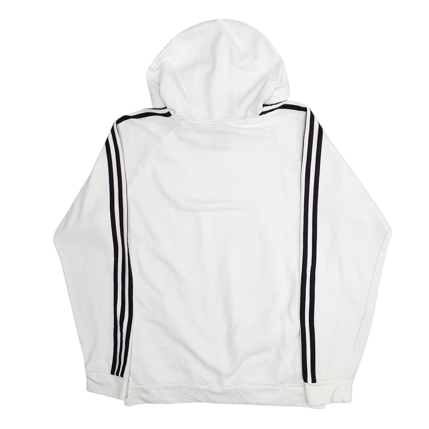 Mens White Adidas  Hoodie Jumper