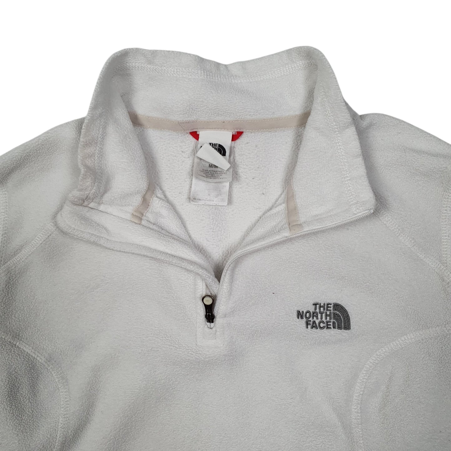 Womens White The North Face  Quarter Zip Jumper