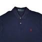 Mens Navy Polo Ralph Lauren  Full Zip Polo Shirt