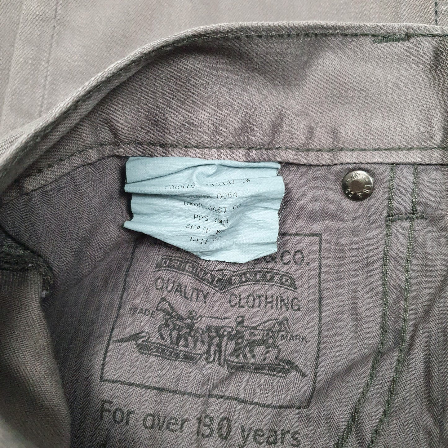 Mens Grey Levis   Jeans