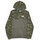 Mens Green Puma Camo Hoodie Jumper