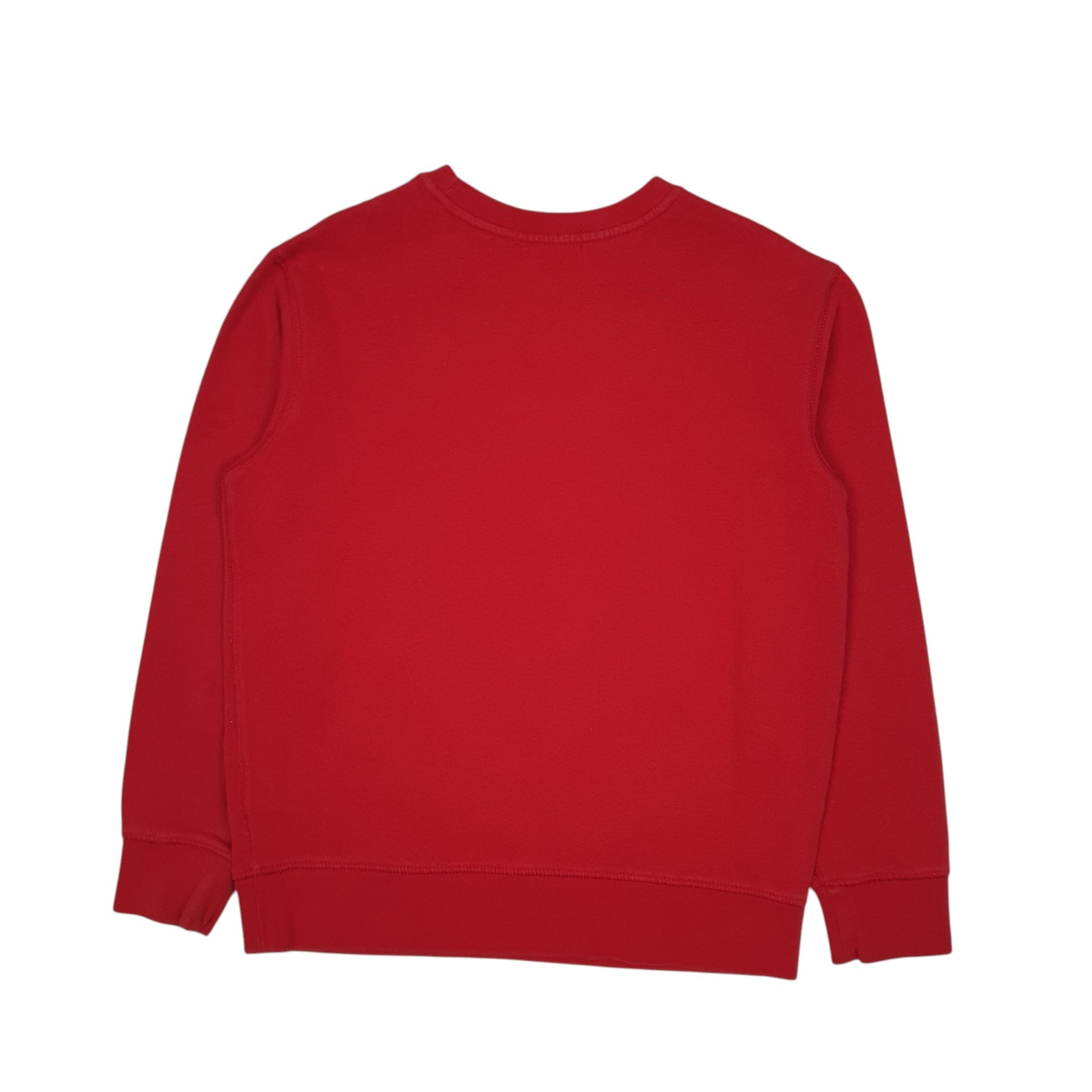 Womens Red Polo Ralph Lauren Polo Bear Christmas Crewneck Jumper