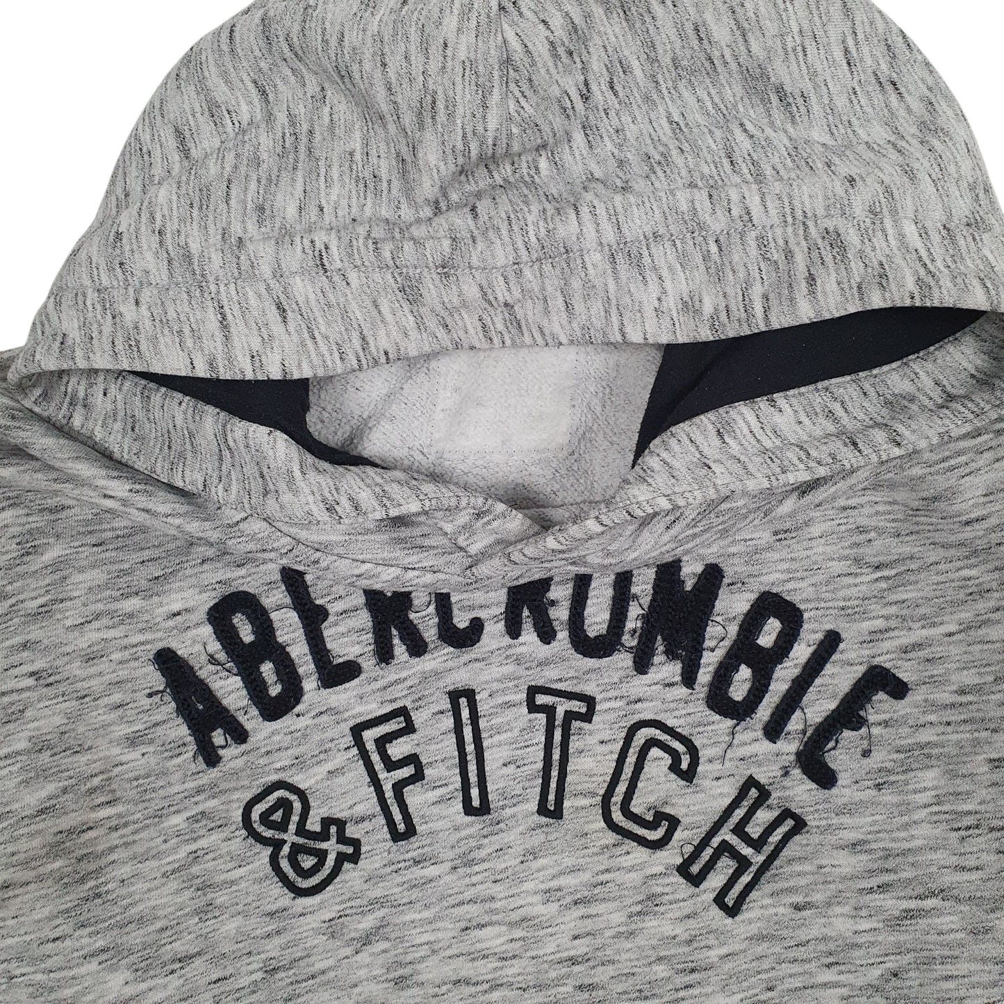 Mens Grey Abercrombie & Fitch  Hoodie Jumper