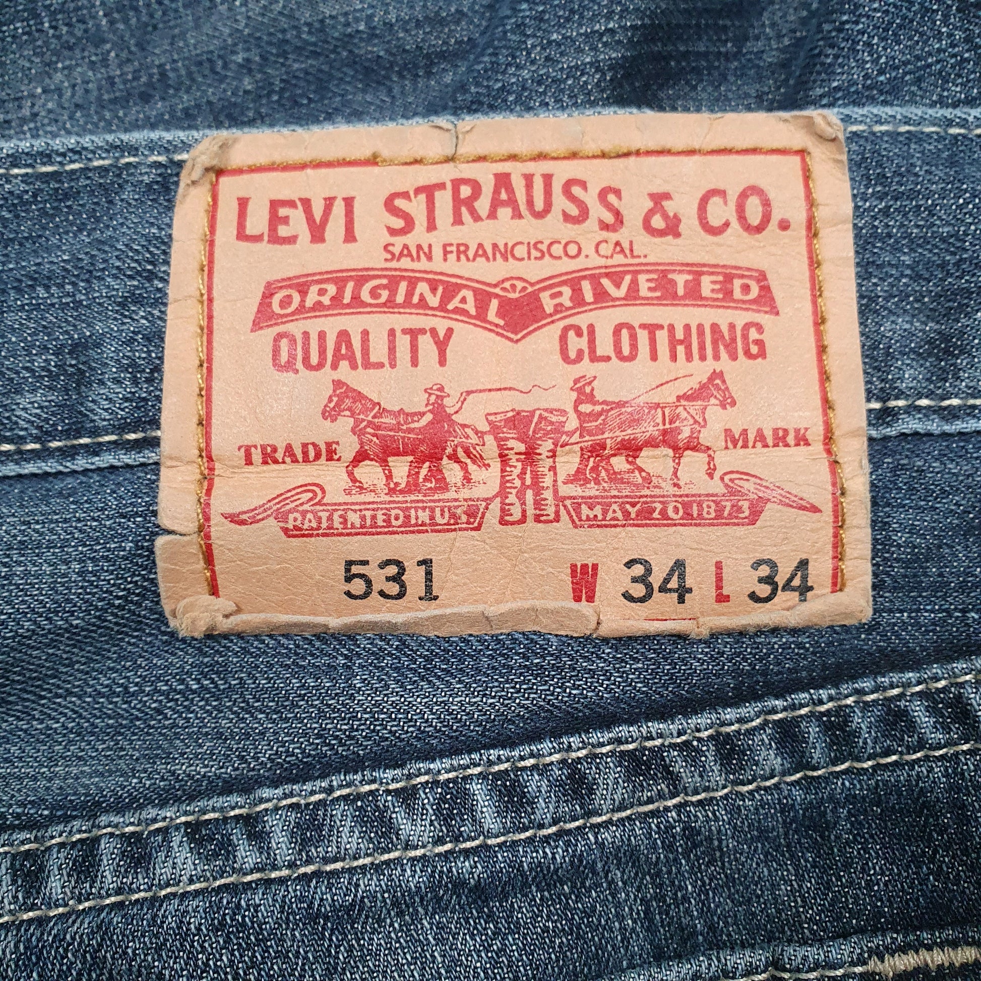 Mens Blue Levis   Jeans