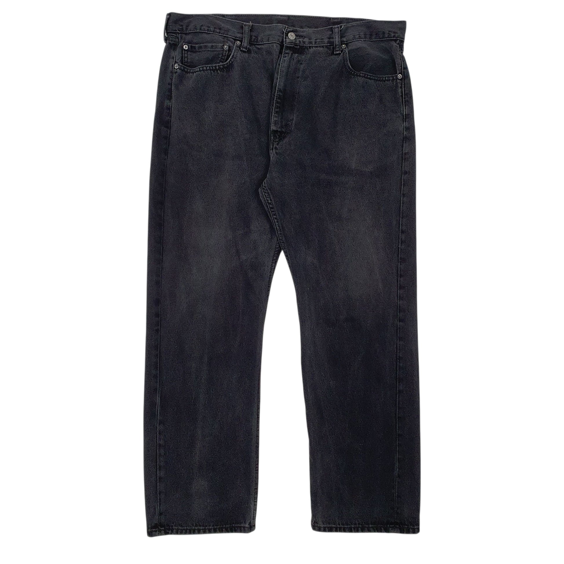 Mens Black Levis  505 JeansW42 L32