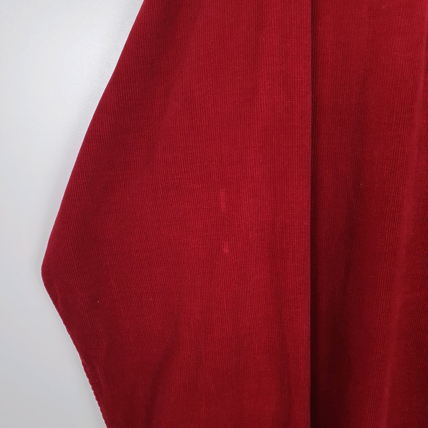 Mens Red Eddie Bauer Vintage 90s Corduroy  Shirt