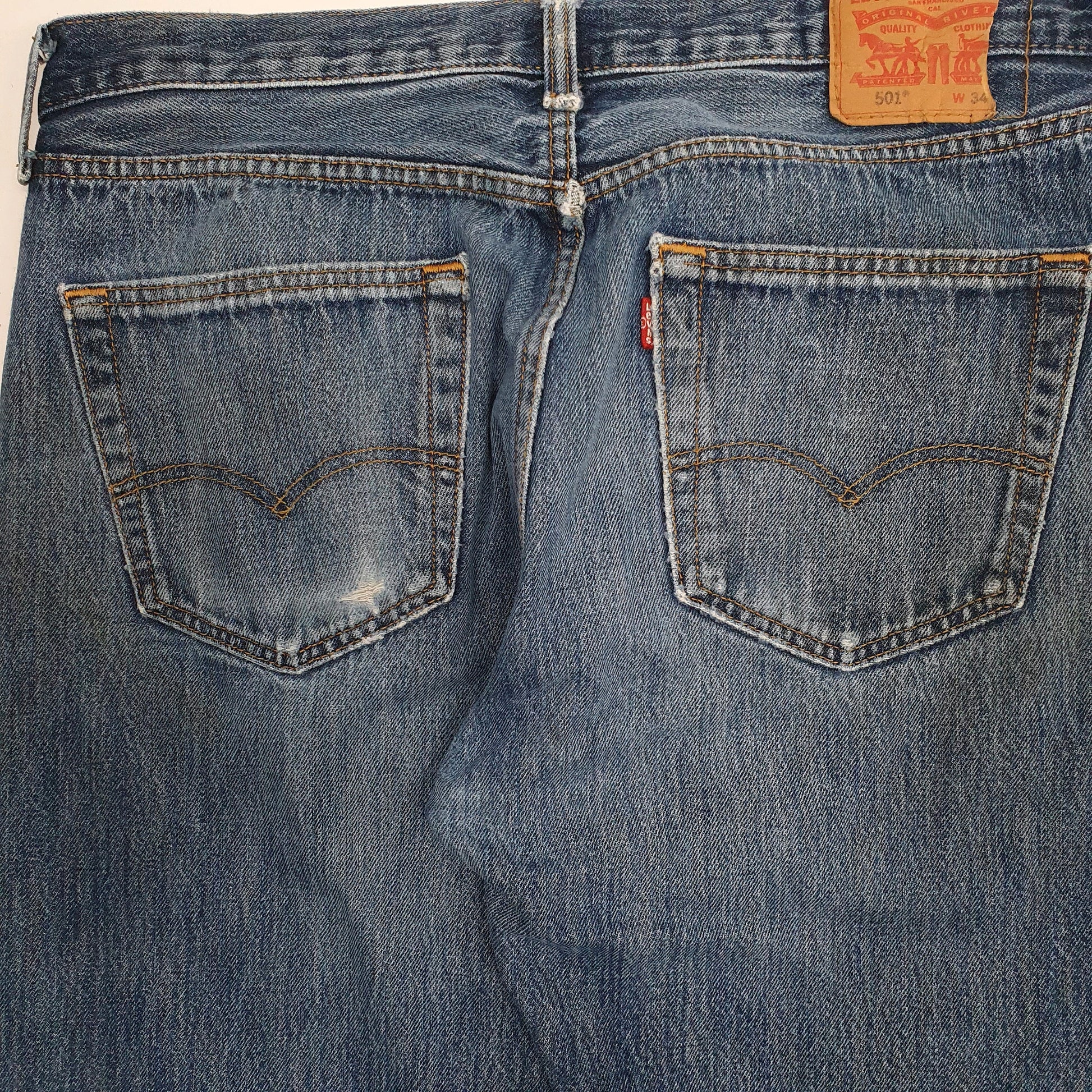 Mens Blue Levis   Jeans