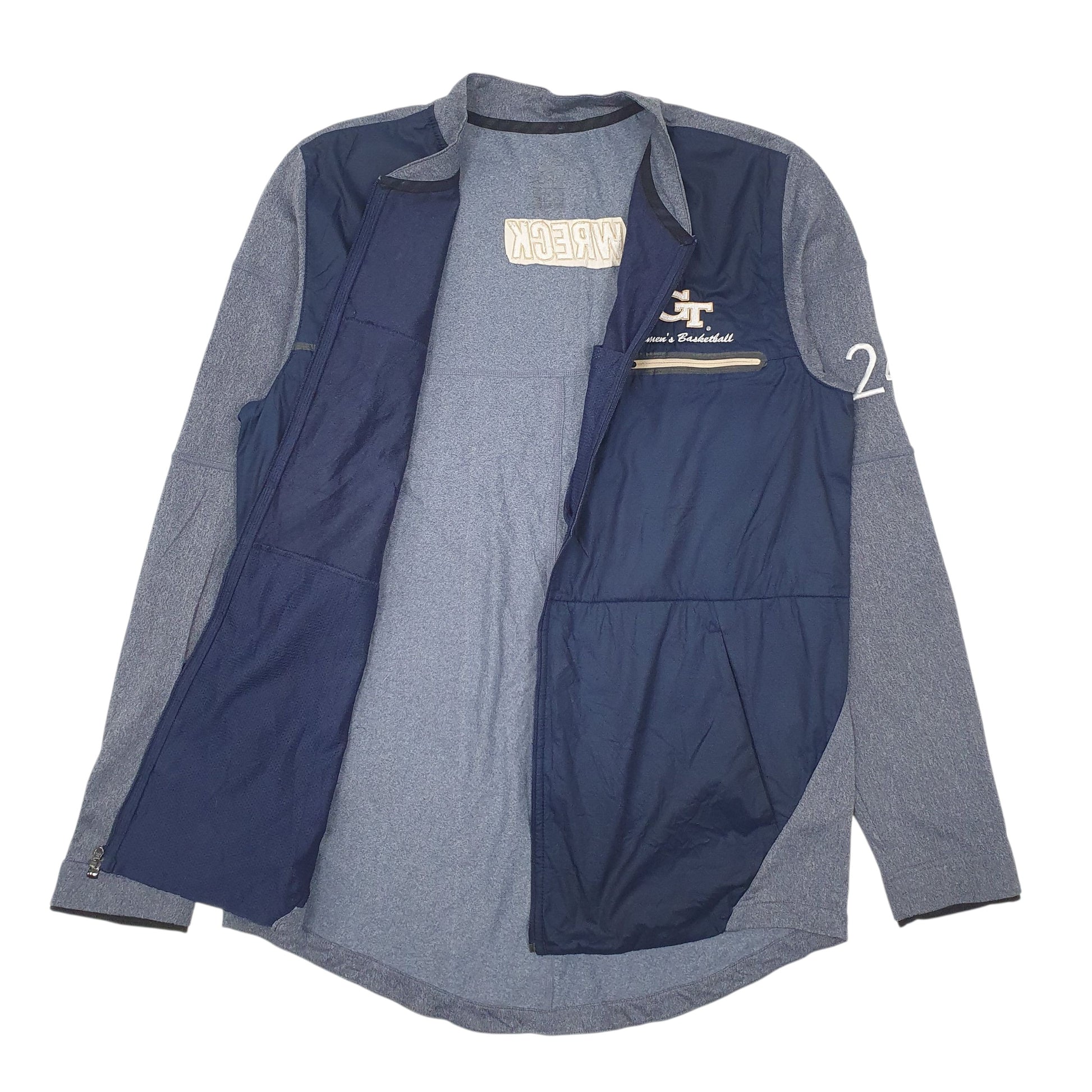 Womens Navy Nike Dri-Fit Women's Basketball Hoodie Coat