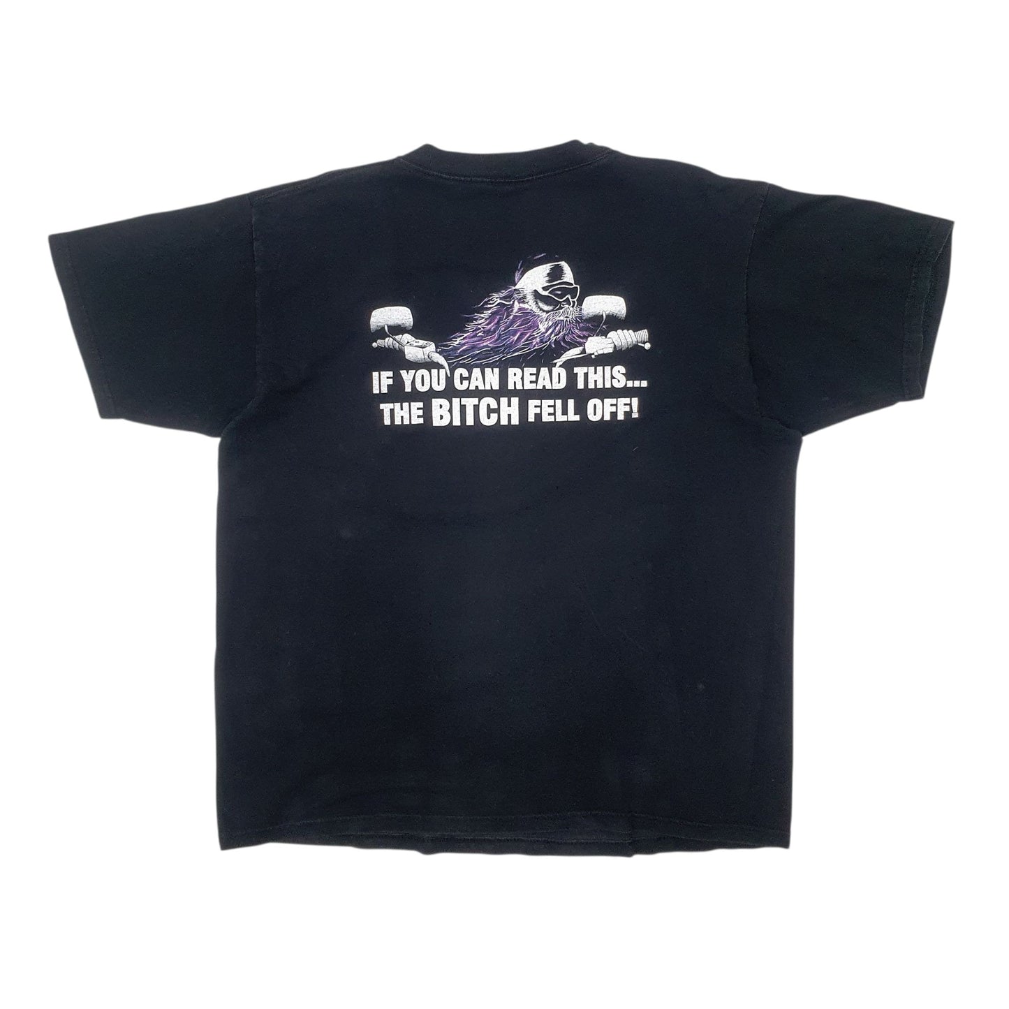 Mens Black Oneita Single Stitch Vintage 90s  T Shirt