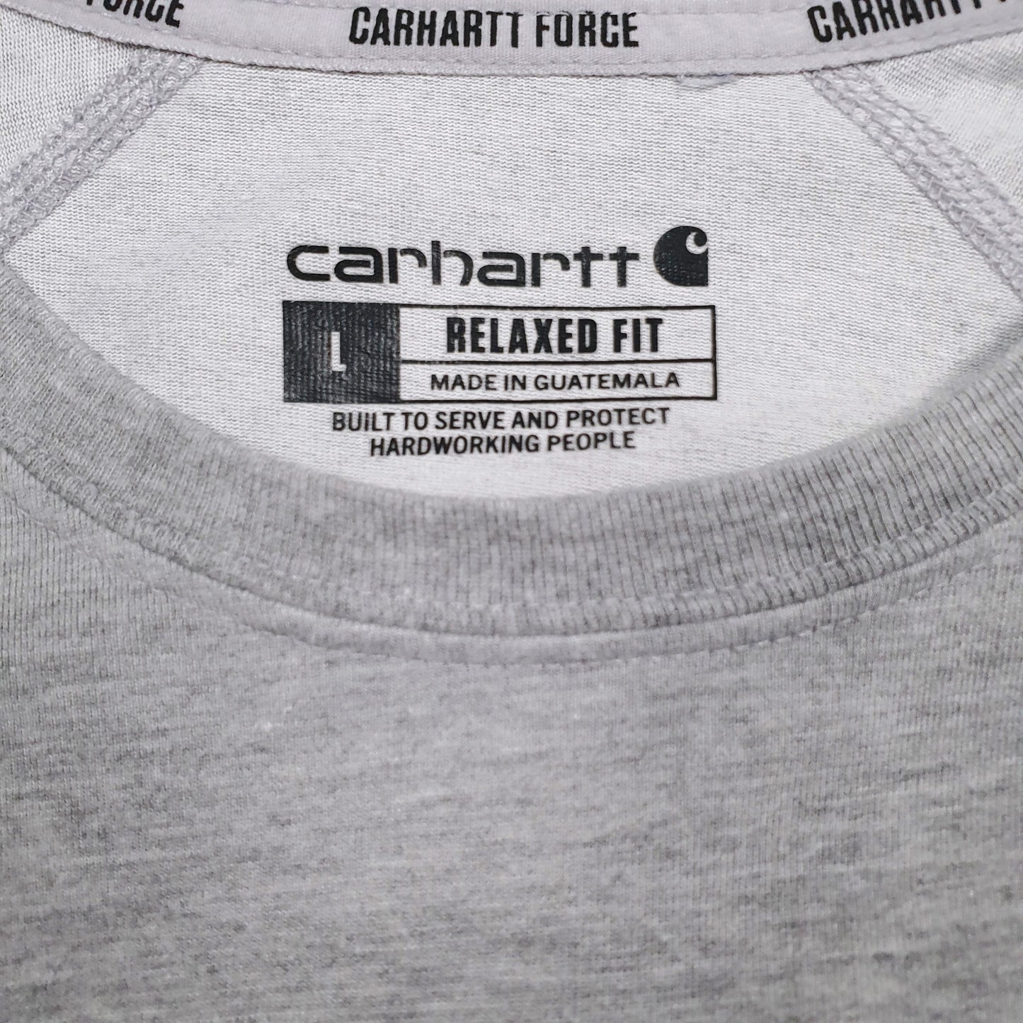 Mens Grey Carhartt   T Shirt