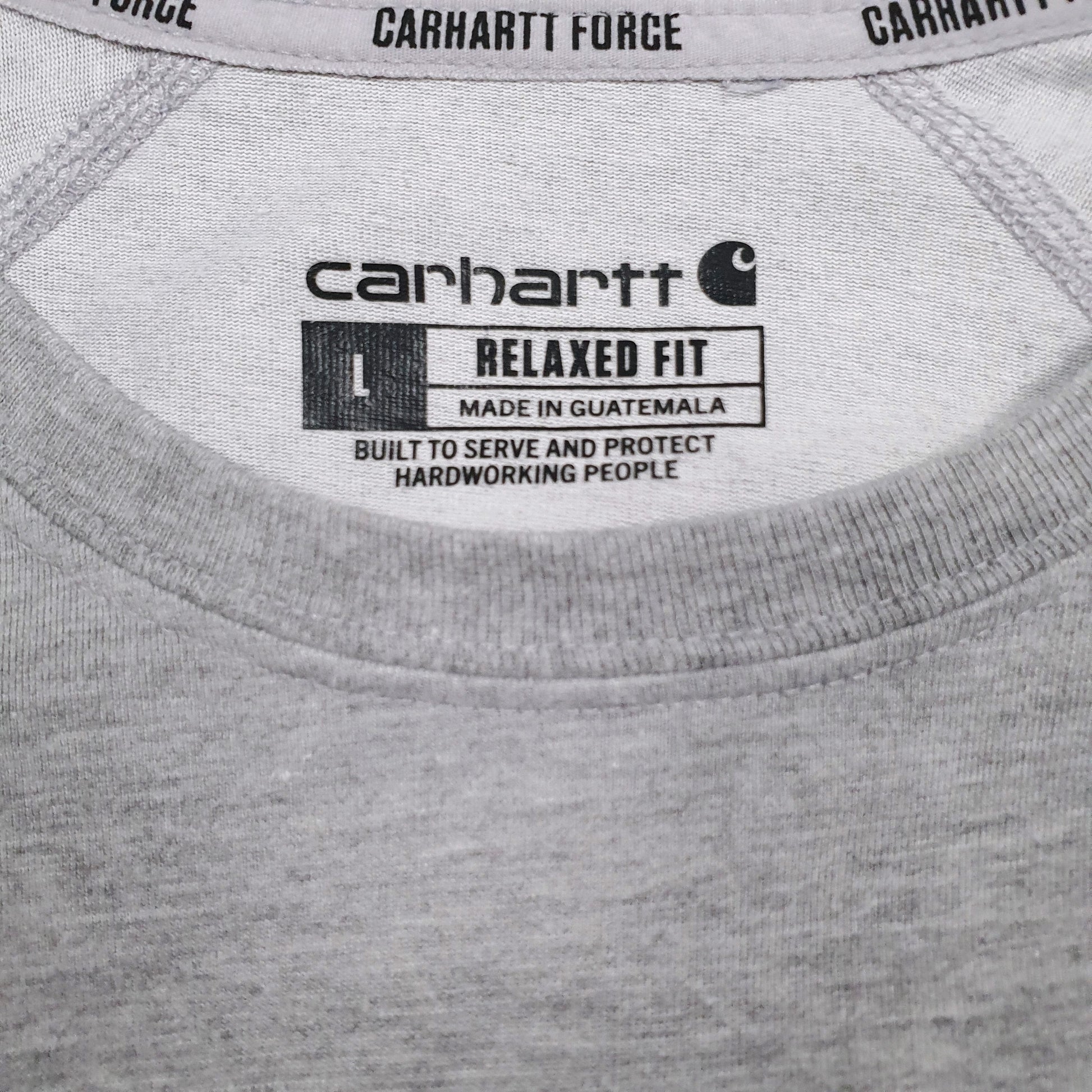 Mens Grey Carhartt   T Shirt