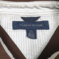 Mens Brown Tommy Hilfiger  Hoodie Polo Shirt