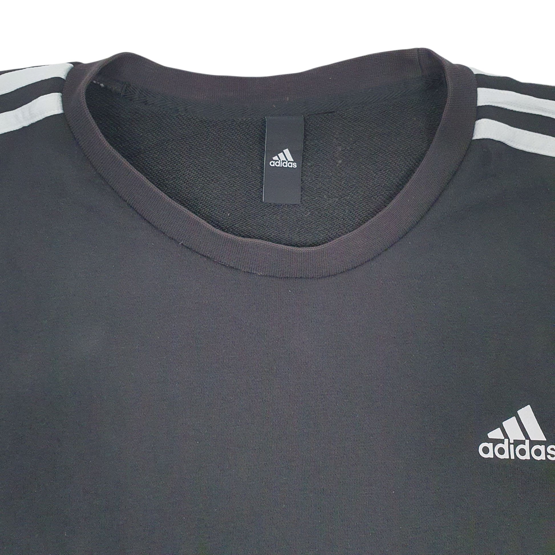 Mens Black Adidas  Crewneck Jumper