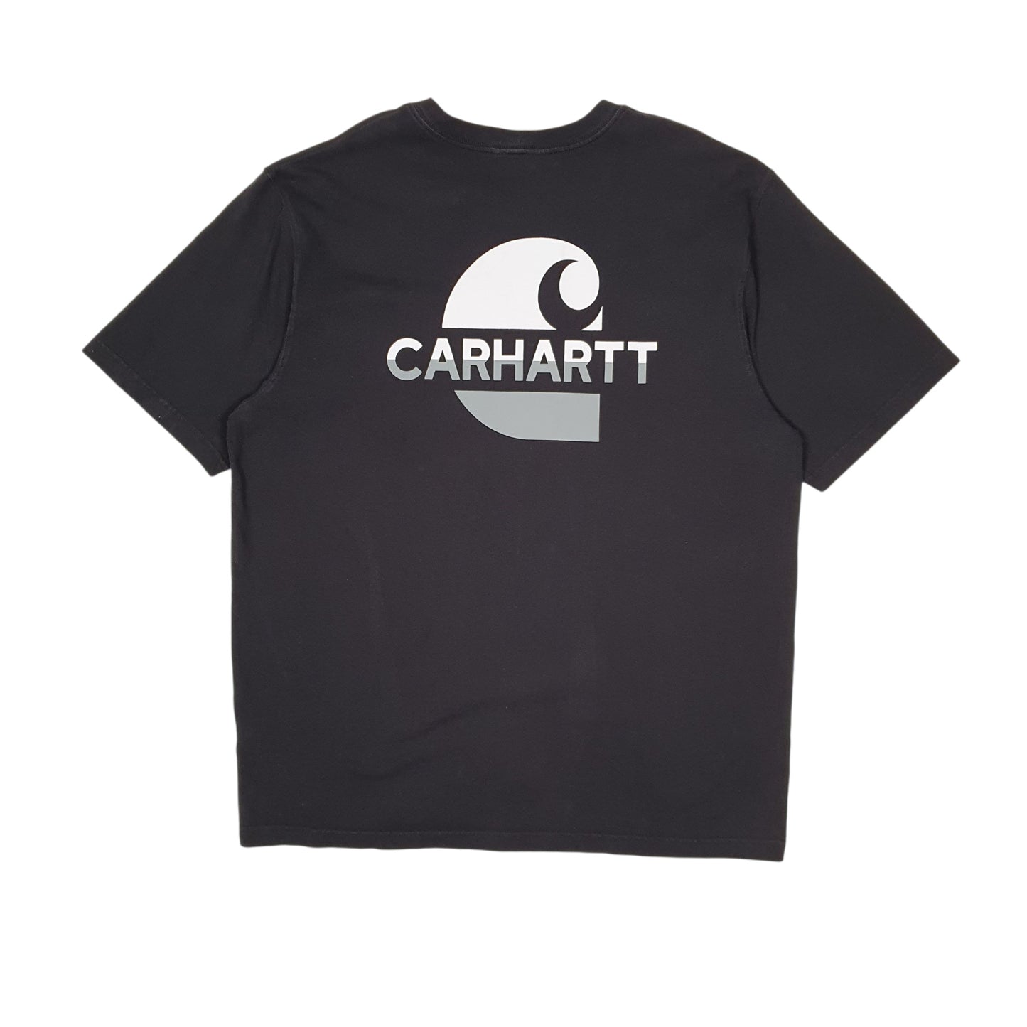 Mens Black Carhartt   T Shirt