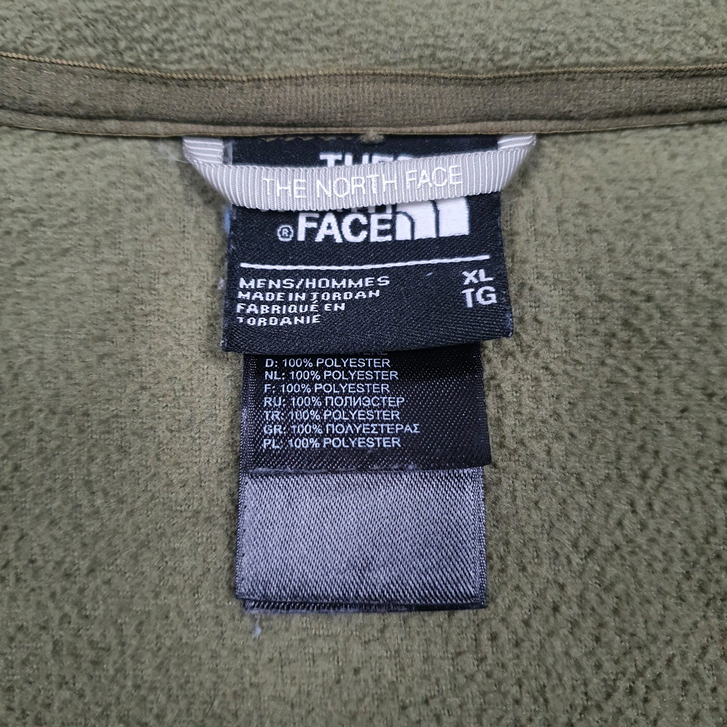 Mens Green The North Face  Quarter Zip Jumper