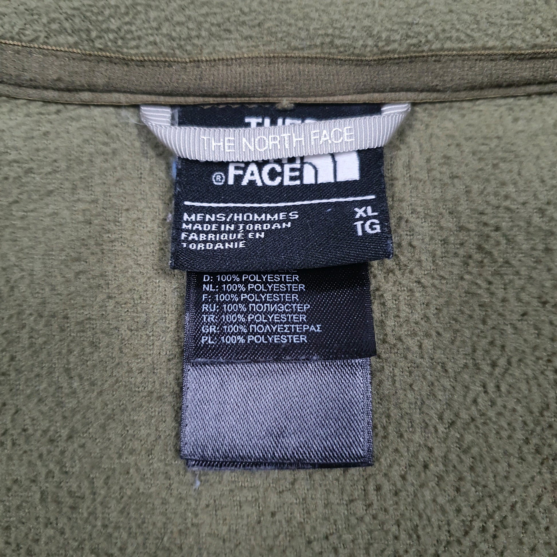 Mens Green The North Face  Quarter Zip Jumper