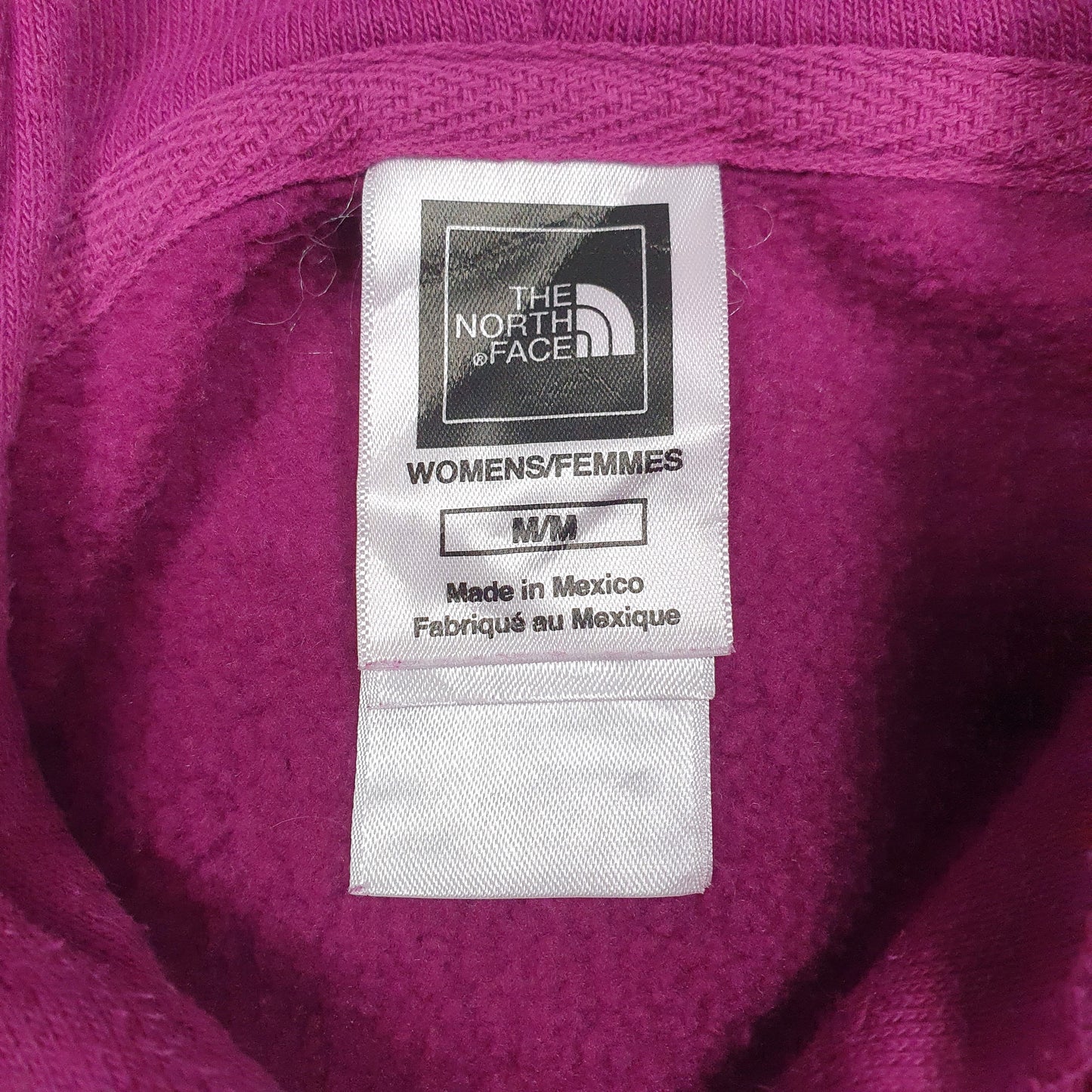Womens Purple The North Face Spellout Hoodie Jumper