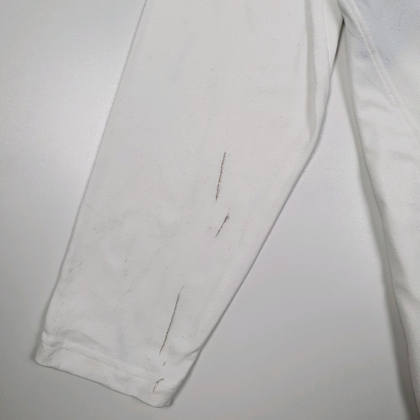 Mens White Puma Golf Quarter Zip Jumper