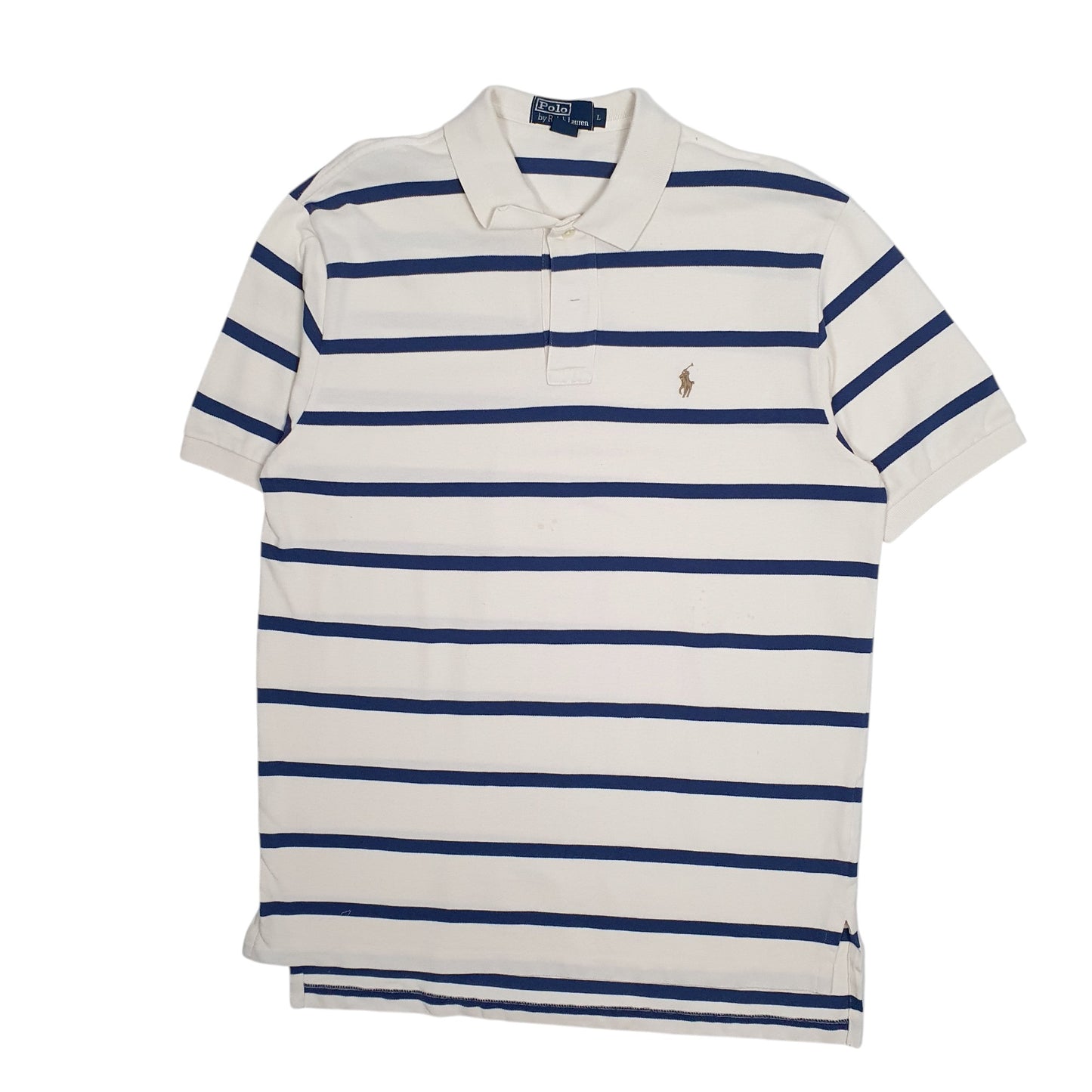 Mens White Polo Ralph Lauren  Short Sleeve Polo Shirt