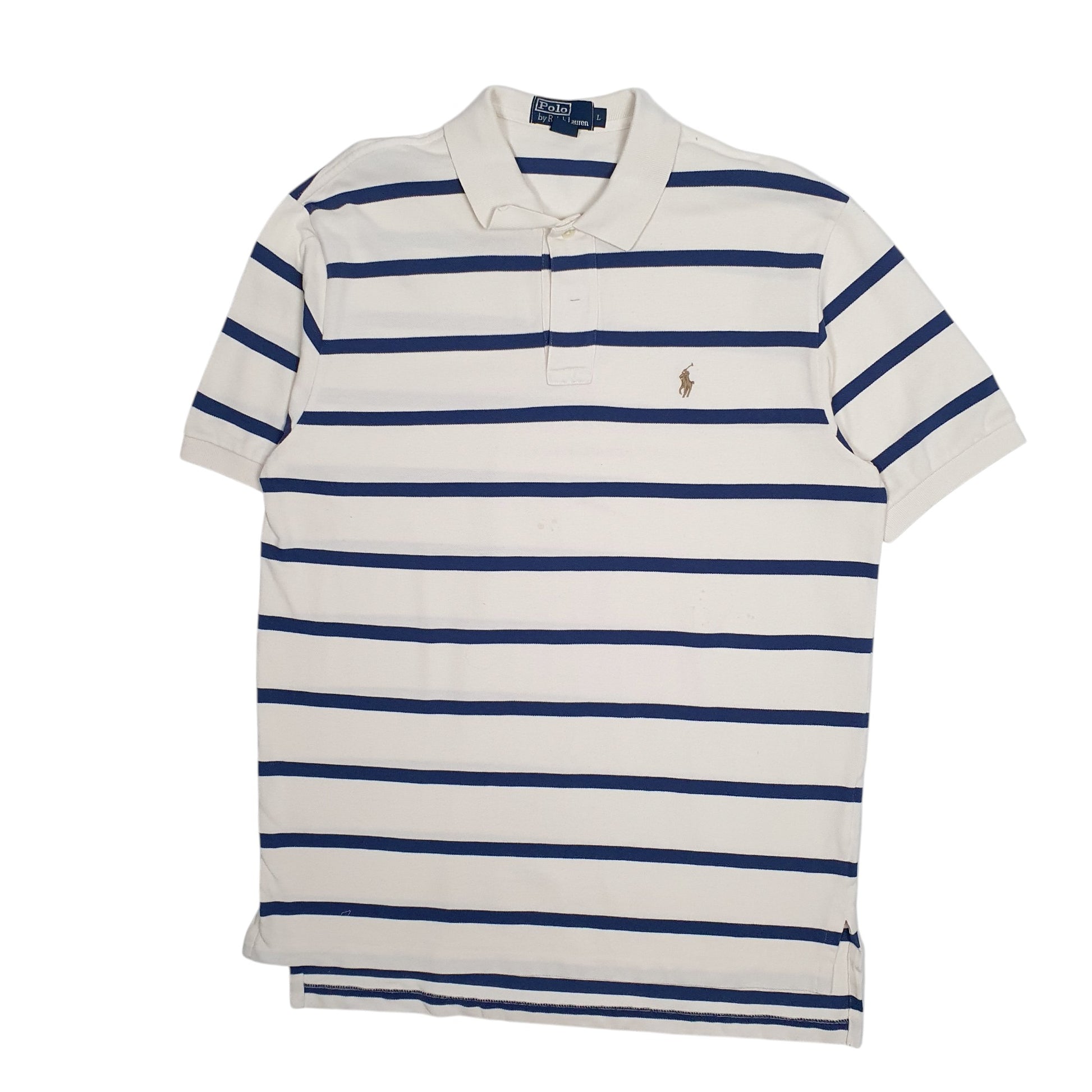 Mens White Polo Ralph Lauren  Short Sleeve Polo Shirt