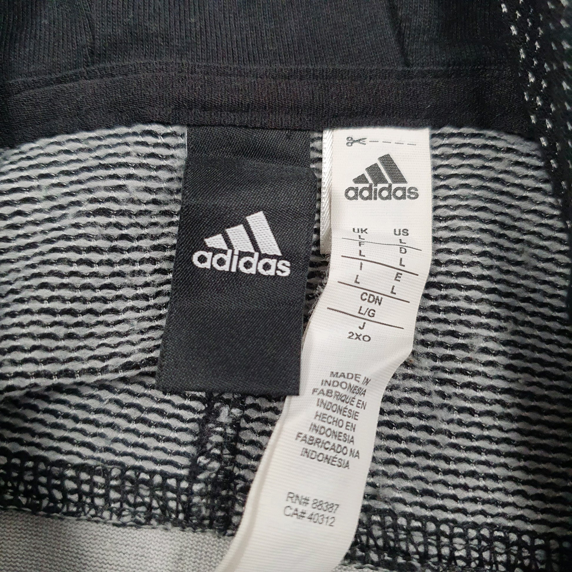 Mens Grey Adidas  Hoodie Jumper